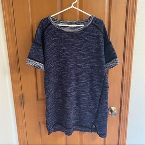 Madewell Dresses | Navy Heathered Sweater Dress